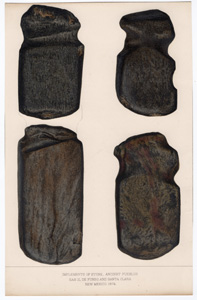 mplements of Stone, Ancient Pueblos
San Il de Fonso and Santa Clara
New Mexico, 1874